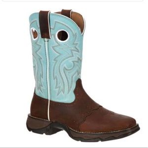 LadyRebel Durango Powder n Lace SaddleWestern Boot
